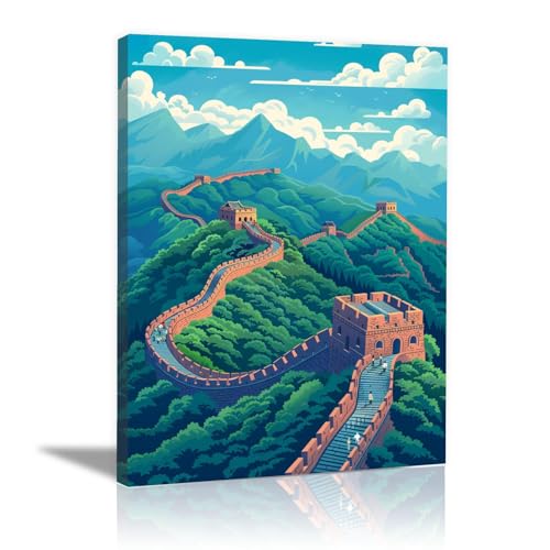Art tableaux decoration murale 60x80cm FJASKER en toile premium