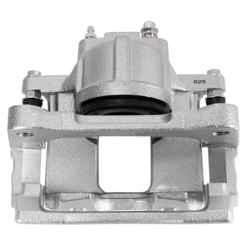Image of TRQ Front and Rear Brake Caliper Set Zinc Coated Brackets Hardware Compatible with 2008-2016 Chrysler Town and Country 2008-2016 Dodge Grand Caravan 2012-2015 Ram C V 2009-2014 Volkswagen Routan