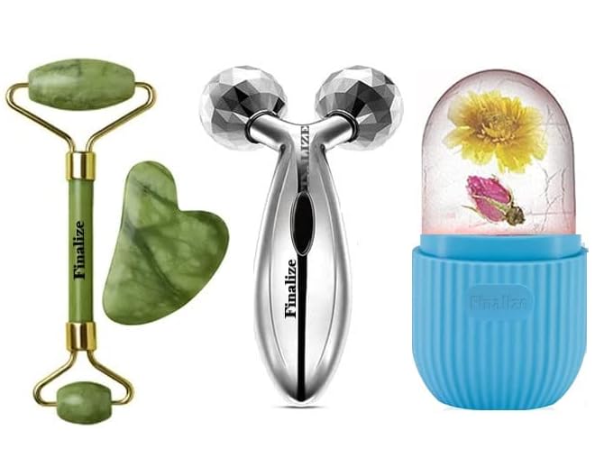 Finalize® (FREE) Face ice roller,3D Manual Roller Face Body Massager