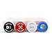 ZLYXIU 500 Personalized Plastic Chips, Custom Poker Chip, Print Your Logo Image or Text, Good for Golf Ball Markers, Challenge Coins, Business Cards, Drink Tokens (Red)