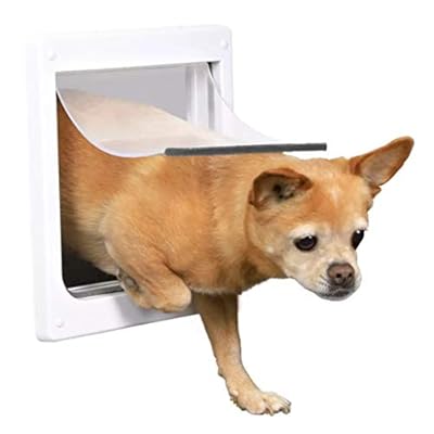 Trixie 2-Way Dog Flap, 25 x 29 cm, White