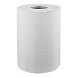 Windsoft Commercial Paper Towels, Recycled Hardwound Roll Hand Towels, 12-Pack, 8' x 350ft per Roll, White, Hardwound Towel Dispensers Refill