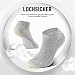 YouShow Sneaker Socken Herren Damen 10 Paar Kurze Halbsocken Quarter Baumwolle Unisex(Grau,43-46)