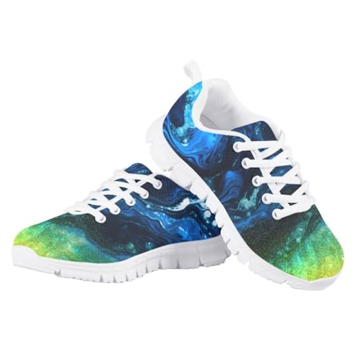 Pinupub Kids Sneakers for Boys Girls Tennis Running Shoes Lightweight Lace Up Walking Athletic Shoes4