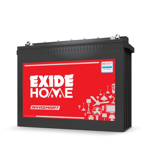 EXIDE INVASMART ISTT1500 150Ah 12V Tall Tubular Inverter Battery ...