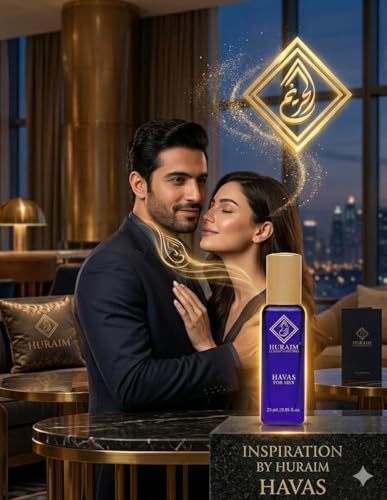 Image of HAVAS FOR MEN PERFUME 25 ml. | HURAIM Brand | An aromatic-aquatic fragrance, Heavy Projection. Long Lasting Fragrance.