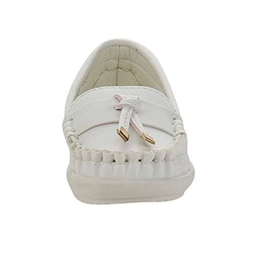 Via Pinky Beccy-62B Children Girl Comfort Slide On Moccasin Top Flat3
