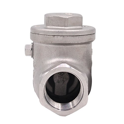 Derpipe 3/4 Inch Swing Check Valve - Wog 200 Psi Stainless Steel Ss304 Cf8M Npt #TOP3