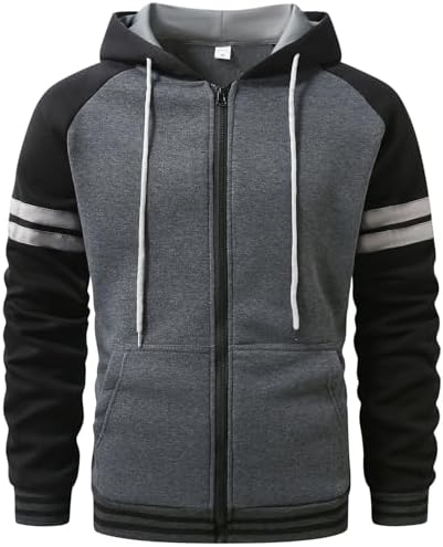 PADOLA Sweats à Capuche Homme Veste Homme Mi Saison