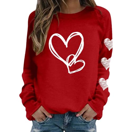 Sweat-shirt pour femme à imprimé floral col rond élimine l'inconfort