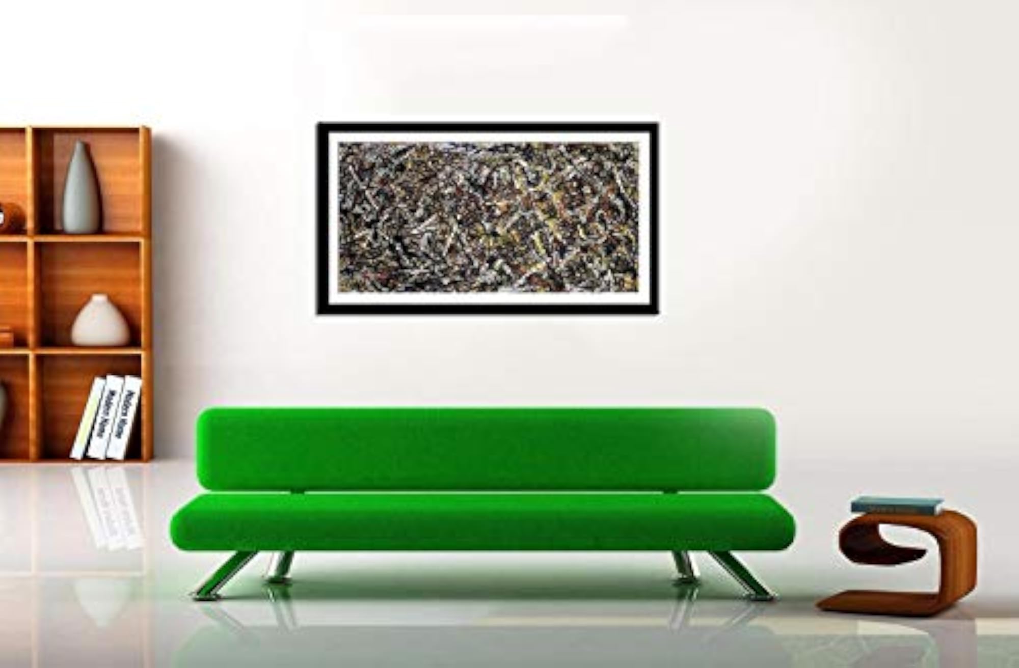 Jackson Pollock - Alchemy 1947 - Large Digital Print Framed