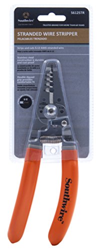 Image of Southwire Tools S612STR 4-10 AWG SOL & 6-12 AWG STR Ergonomic Handles Wire Stripper /Cutter