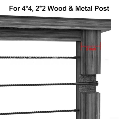 Receptor invisible para postes de madera y escaleras elegantes 5