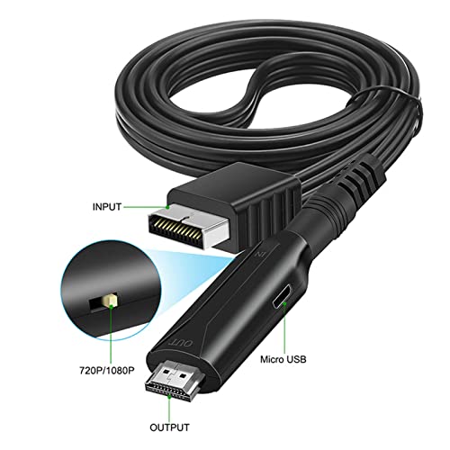Image of Yoidesu Cable, for PS1 / to HD Multimedia Interface Adapter Cable Game Console Video Converter Cord 100cm
