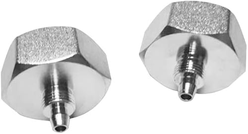 Miniatura 2 de 4 adaptadores de manguera de jardín, 34 pulgadas hembra GHT a tubo de riego de 14 pulgadas, conector de grifo de latón con arandelas