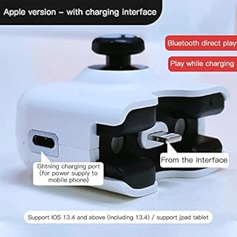 White Iphone For Pubg Game Controller Phone Controller 