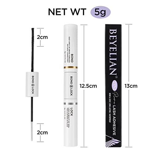 Beyelian FBA-DDX-BL Lash Bond And Seal, Cluster Lash Glue For Individual Cluster Lashes Diy Eyelash Extensions Latex Free Aftercare Sealant thumb #7