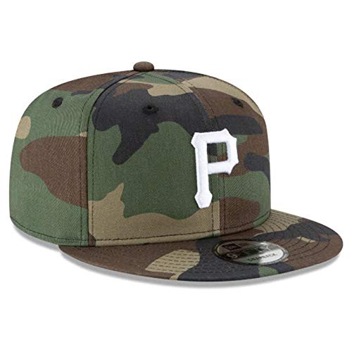 New Era Mens Pittsburgh Pirates Camouflage WDC 9Fifty Adjustable Snapback 950 Cap miniatura 3