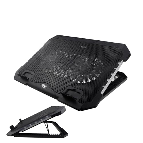 Almohadilla de refrigeración para laptop contra el calentamiento con ventilador ajustable USB