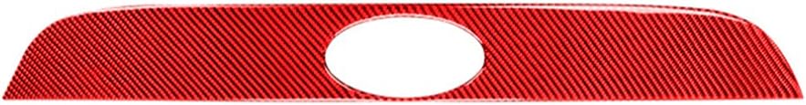 New Carbon Fiber Rear Trunk Trim Compatible With Subaru BRZ 2013-2020 (Red)
