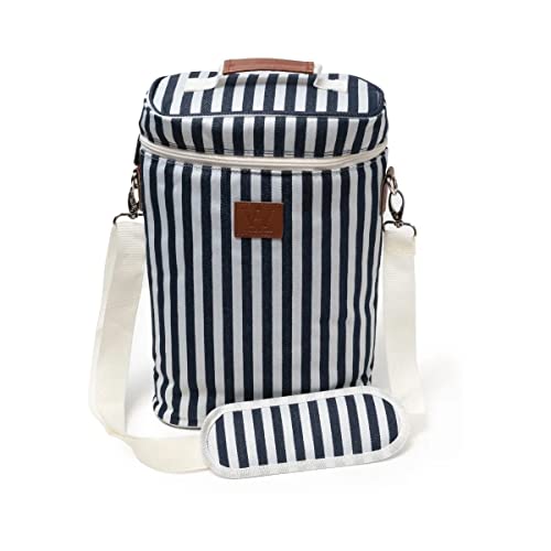 Wine Bag Para 2 Garrafas de Vinho Termica Wine & Cia Listrada
