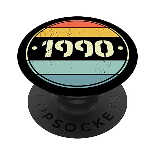 1990 edición limitada 1990 cumpleaños Popsocket para hombres y mujeres PopSockets PopGrip Intercambiable