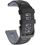 ISABAKE Silikon Klockarmband för Garmin Vivoactive, Samsung Galaxy Watch, 20mm 22mm Quick Release...