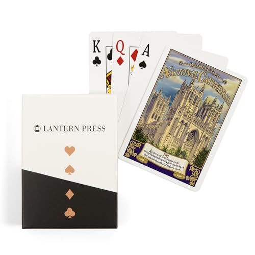 Lantern Press National Cathedral, Naipes Póker 52 cartas