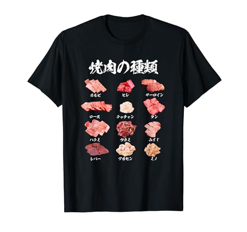 面白いtシャツ 焼肉 肉 種類 文字入り メンズ おもしろ 面白い 服 おもしろグッズ 文字Tシャツ ネタ バーベキュー Tシャツのサムネイル
