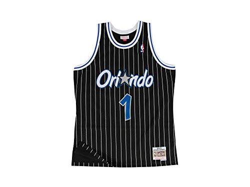 100% Polyester Mitchell & Ness Orlando Magic Anfernee Hardaway Canotta Black