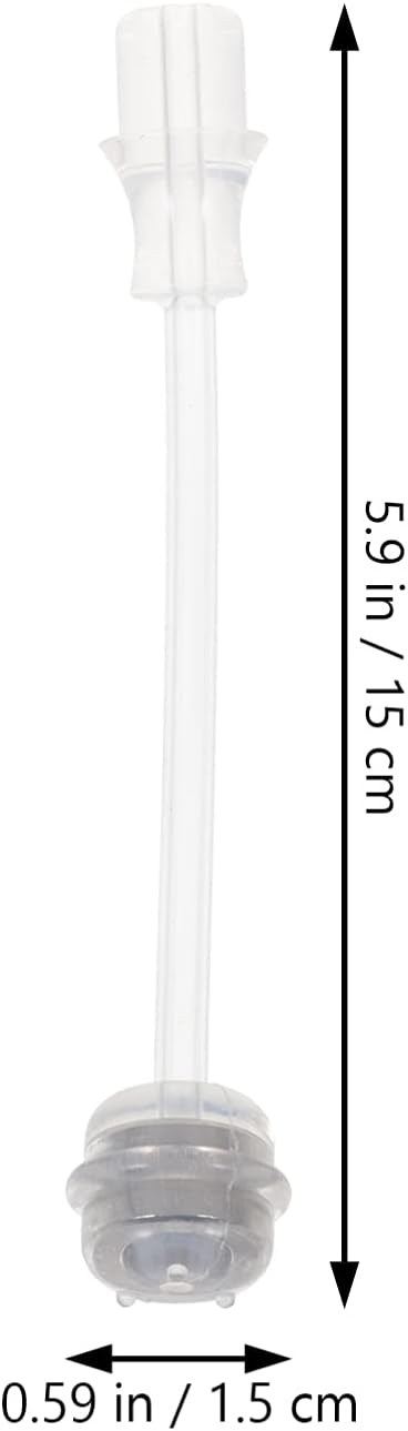 Healifty Silicone Straw Water Cup for Toddlers with Cap Reusable Transparent Straw Sippy Cup Accessory for Kids Drinkware - Image 3