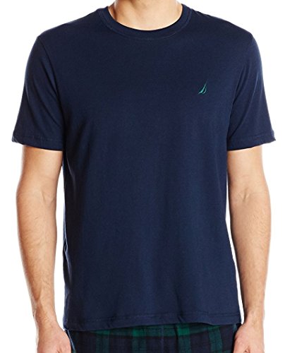 Nautica Men's Pajama Set with T-Shirt and Tartan-Plaid Pant