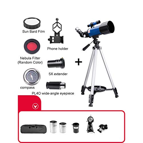 Telescopio Astronómico Refractor 70mm F400mm con Trípode miniatura 2