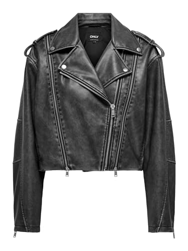 Blouson biker OTW Only Onlcasey pour vos sorties urbaines en similicuir