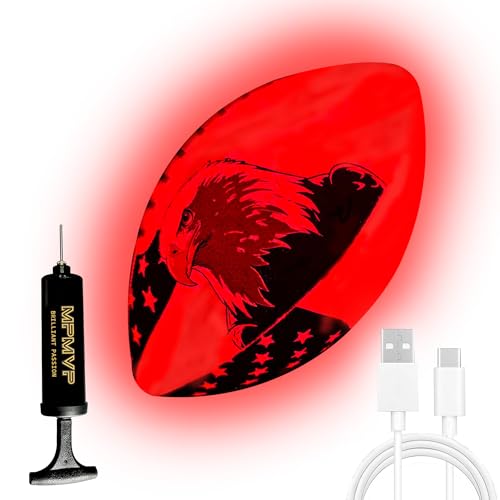HITEGY Rechargeable Light-Up Football
