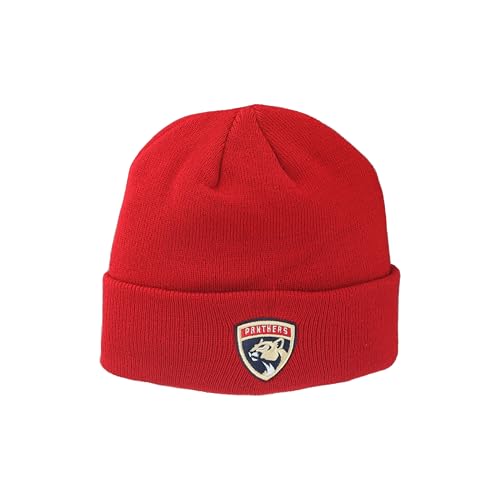 ZHATS Standard NHL Officially Licensed Beanie Cuff Icon Team Color, One Size
