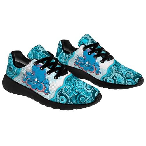 Octopus Print Shoes for Men Women Lightweight Comfort Running Tennis Walking Sneakers Ocean Animal Gifts for Girls Boys4