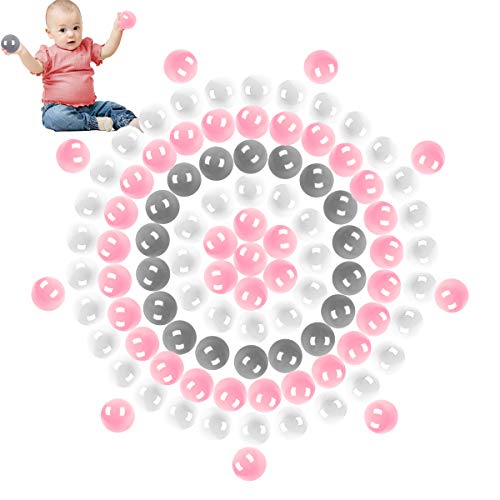 Winnfy Pelotas de Bola Pelotas de Juguete para Piscina de Bebé Juguetes de Agua Colorido Pelotas de Océano Juguete de Bebé Pelotas de Mar de Juguete de Natación Cover