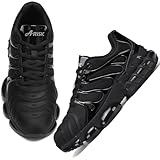 ARISIC Steel Toe Shoes Men Women Lightweight Safety Composite Toe Shoes Comfortable Zapatos para Hombre Zapatos Trabajo Walking Sneakers Black