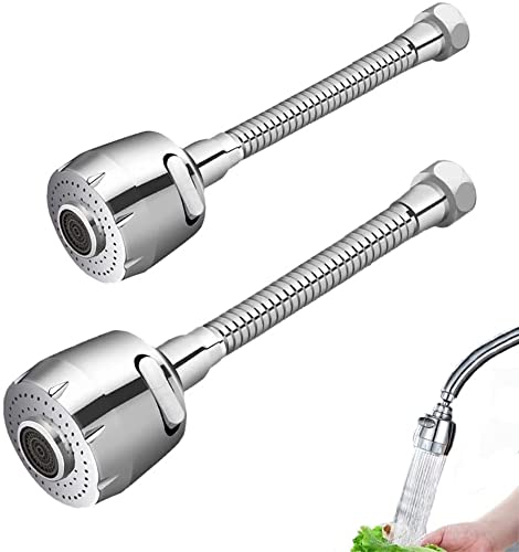 Robinet de cuisine rotatif à économie d'eau Extension de robinet de cuisine/Filtre à buses rotatif à économie d'eau à 360 degrés/2 méthodes de sortie d'eau/augmentation de la pression de l'eau Cover