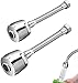 2 Pezzi Rompigetto Rubinetto Cucina, Dispositivo di Estensione Rubinetto, 360 Gradi Spruzzatore Rubinetto, Prolunga Flessibile in Acciaio Spruzzatore Rubinetto, per Cucina e Bagno