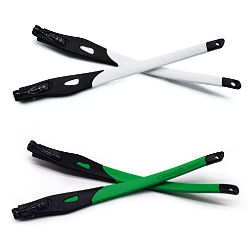 Branches Oakley Crosslink blanc vert pour le sport et le quotidien