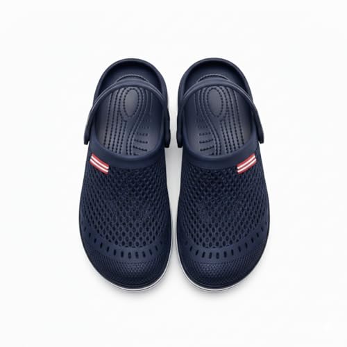 Image of Mens Casual EVA Clogs for Youth & College Boys - Lightweight Breathable Summer Sandals Flip Flops - Anti Skid Waterproof Slip On Walking Shoes for Beach, Bathroom, Outdoor Comfort Footwear
