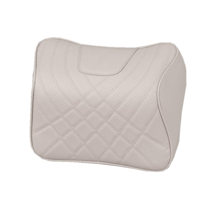 LAVIYE Cuscino Poggiatesta Auto in Schiuma di Memoria per Mercedes Benz GLC SUV (X254) 2022 2023, Ortopedico per Collo, per Cervicale, Supporto per Seggiolino,1-D Beige