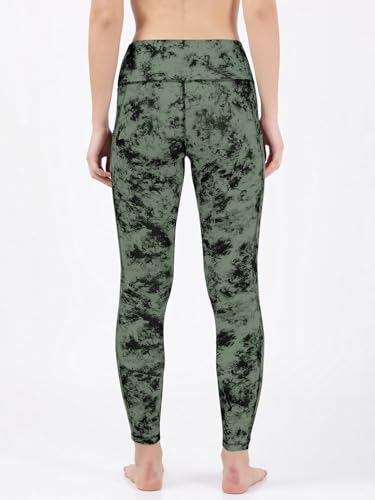 Image of Mehrang Women's Printed Gym wear /Active Wear Tights Strechable Leggings with Breathable Mesh and Side Pockets