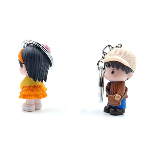 Image of Cute Couple Keychain for Boyfriend and Girlfriend | Keychain for lovers | Cute Couple Gift for Loved Ones, Friends, or Special Occasions, anniversary gift