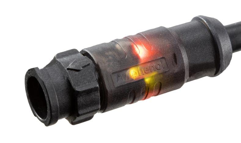 Cable CIR, enchufe 5P a extremo libre, 10M, negro, conectores circulares y conjuntos de cables