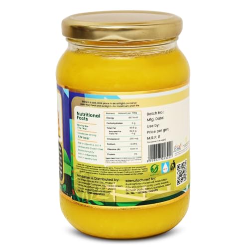 Image of Forest Traiil [Desi A2 Cow Ghee] Bilona Churned | Slow Heated in Earthen Pot | Gut Health Support | Fresh A2 Handmade Desi Cow Ghee | 500ml