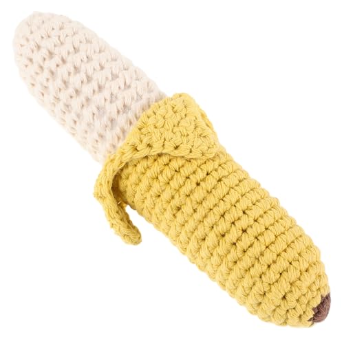 SUPVOX Hand Bell Toy Baby Teething Banana Rattle Toys Wrist Rattles for Boys Girls