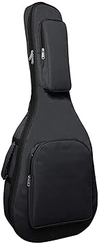 ALEXTOUCH Acoustic Guitar Bag Heavy Padded Black